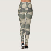 Camouflage Jah Army Jungle - Power Yoga Leggings (Rückseite)