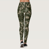 Camouflage Jah Army - Power Yoga Leggings (Rückseite)