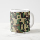 Camouflage Jumbo-Tasse (Vorderseite Rechts)