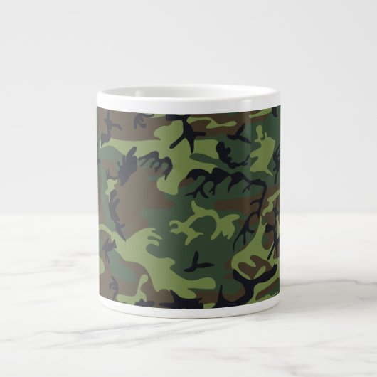 Camouflage Jumbo-Tasse (Vorderseite)