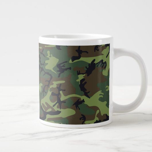 Camouflage Jumbo-Tasse (Rechts)