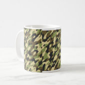 Camouflage Kaffeetasse (Vorderseite Links)