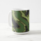 Camouflage Kaffeetasse (Vorderseite Links)