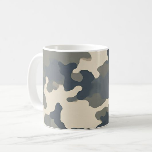 Camouflage Kaffeetasse (Vorderseite Links)
