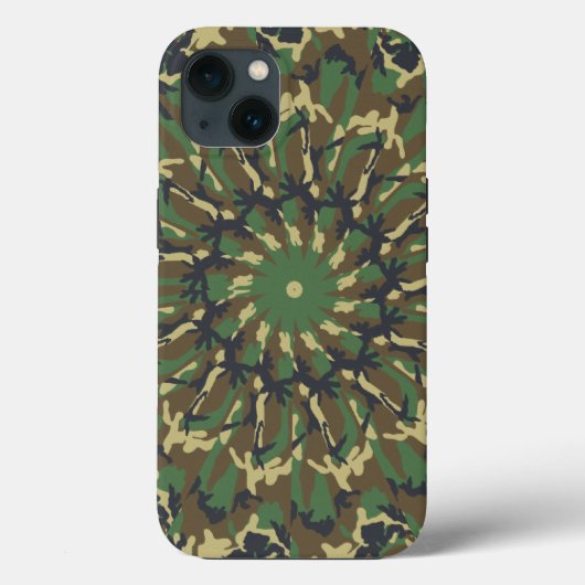 Camouflage Kaleidoskop Case-Mate iPhone Hülle (Rückseite)