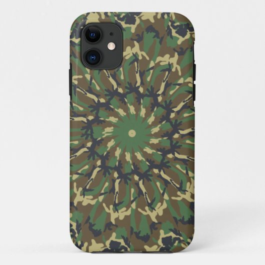 Camouflage Kaleidoskop Case-Mate iPhone Hülle (Rückseite)