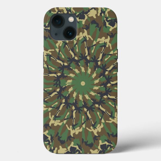 Camouflage Kaleidoskop Case-Mate iPhone Hülle (Rückseite)