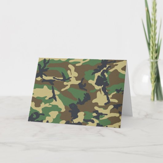 Camouflage Karte (Vorderseite)