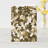 Camouflage-Karte Karte (Gelbe Blume)