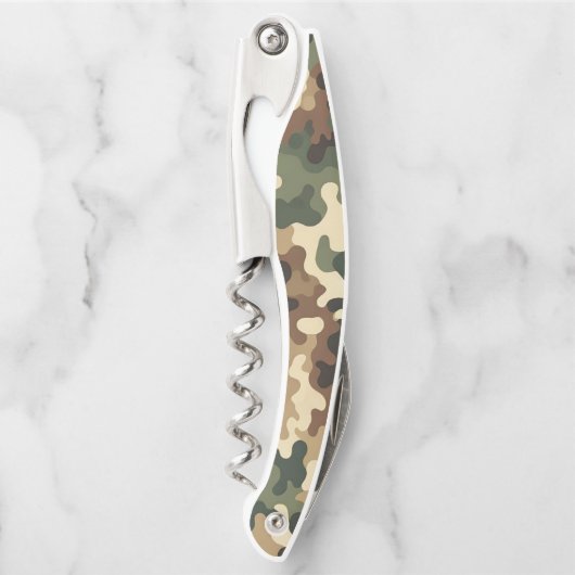 Camouflage Kellnermesser (Vorderseite)