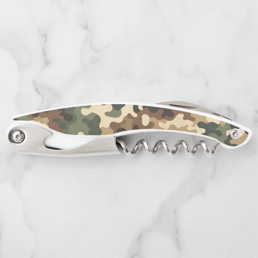 Camouflage Kellnermesser (Vorderseite)