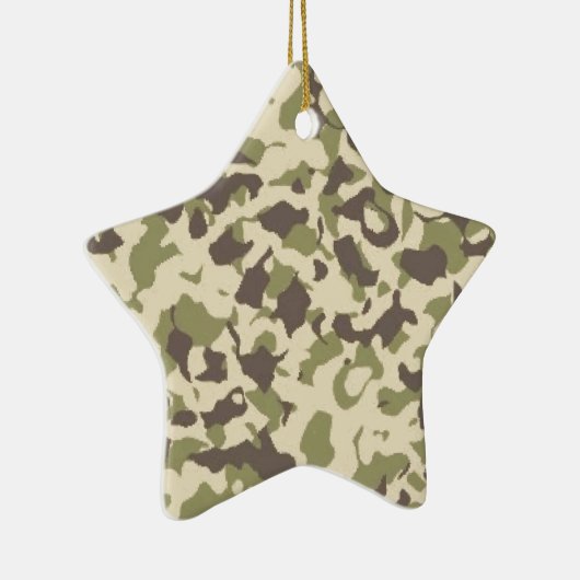 Camouflage Keramik Ornament (Rechts)