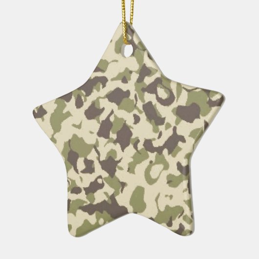 Camouflage Keramik Ornament (Links)