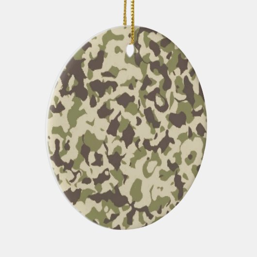 Camouflage Keramik Ornament (Rechts)