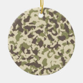Camouflage Keramik Ornament (Vorne)