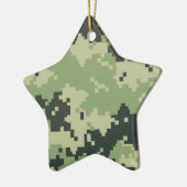 Camouflage Keramik Ornament (Links)