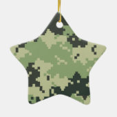 Camouflage Keramik Ornament (Hinten)