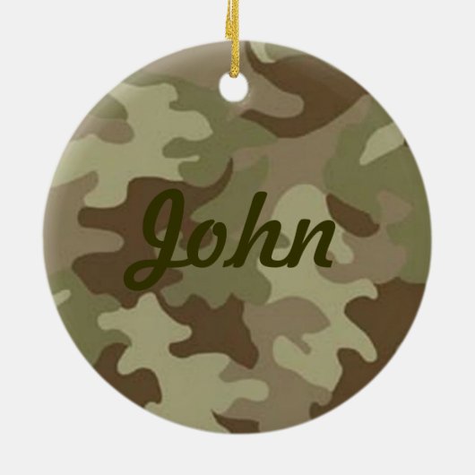 Camouflage Keramikornament (Hinten)