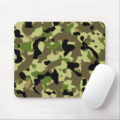 Camouflage Khaki Kommando Camouflage Game Mousepad (Mit Mouse)
