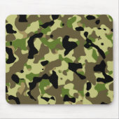 Camouflage Khaki Kommando Camouflage Game Mousepad (Vorne)