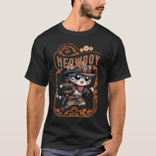 Camouflage Kitty Cowboy - Das ultimative Feline Ou T-Shirt