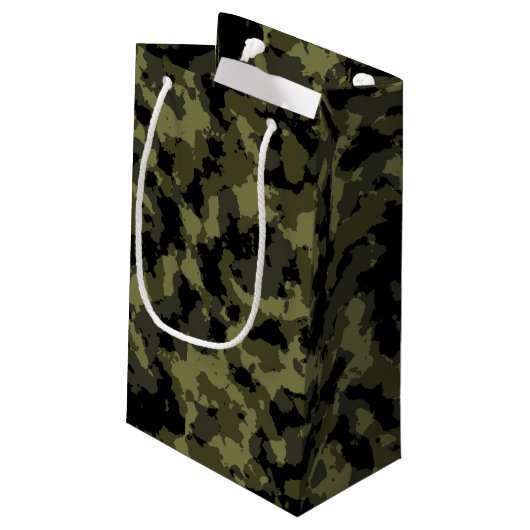 Camouflage Kleine Geschenktüte (Rückseite Schrägansicht)