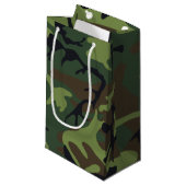 Camouflage Kleine Geschenktüte (Vorderseite Schrägansicht)