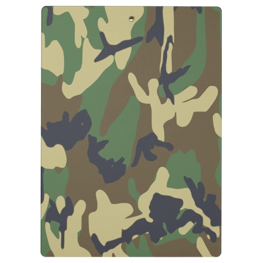 Camouflage Klemmbrett (Rückseite)