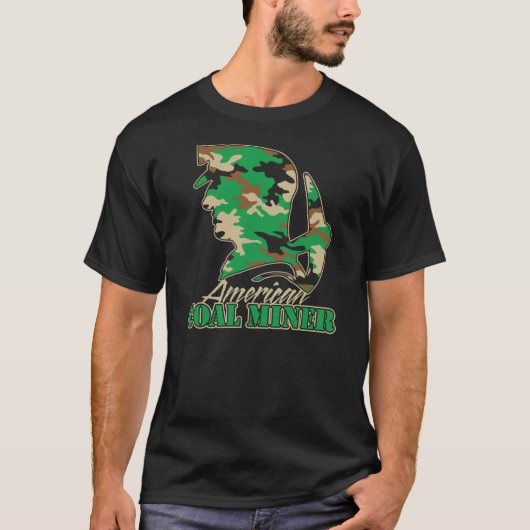 CAMOUFLAGE-KOHLEN-BERGMANN T-Shirt (Vorderseite)