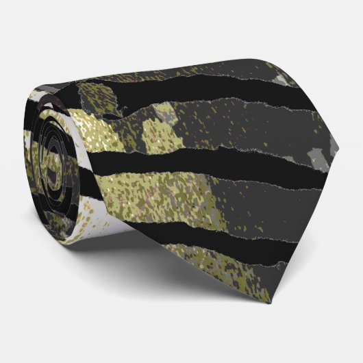 Camouflage Krawatte (Gerollt)