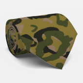 Camouflage Krawatte (Gerollt)