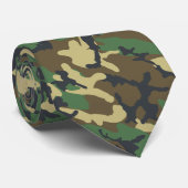 Camouflage Krawatte (Gerollt)