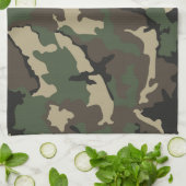 Camouflage, Küchen-Tuch Handtuch (Gefaltet)