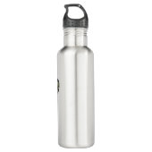 Camouflage Labrador Retriever Stainless Water Flas Edelstahlflasche (Rückseite)