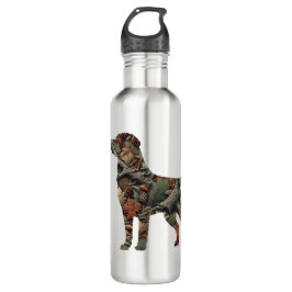 Camouflage Labrador Retriever Stainless Water Flas Edelstahlflasche