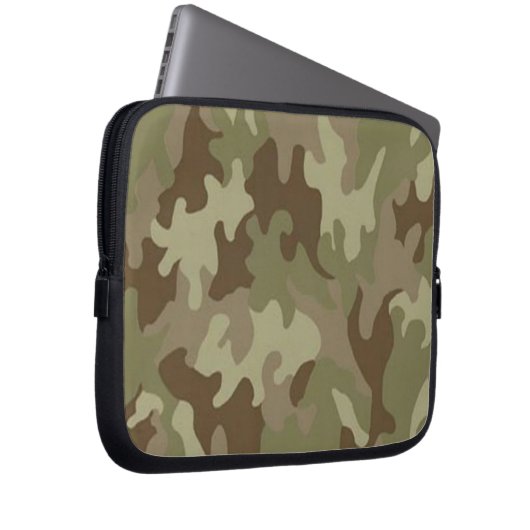 Camouflage Laptop Sleeve (Vorne Rechts)