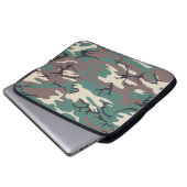 Camouflage Laptopschutzhülle (Vorne Knopf)