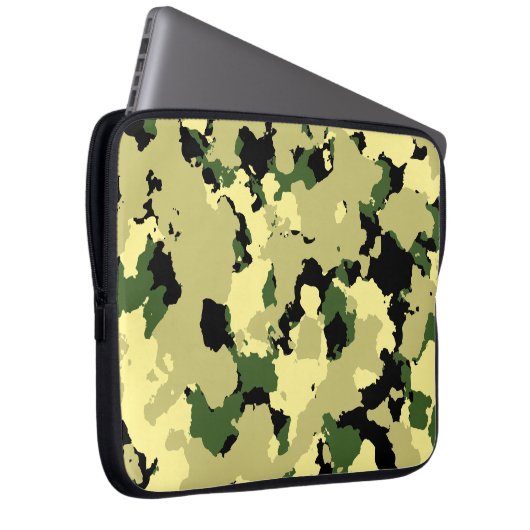 CAMOUFLAGE LAPTOPSCHUTZHÜLLE (Vorne Rechts)