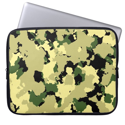 CAMOUFLAGE LAPTOPSCHUTZHÜLLE (Vorderseite)