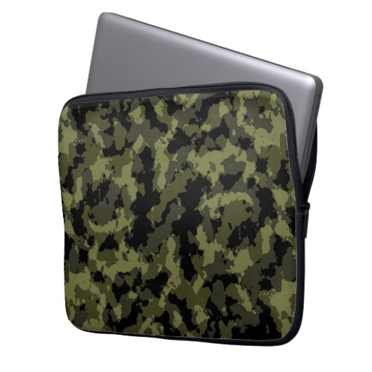 Camouflage Laptopschutzhülle (Vorderseite Links)
