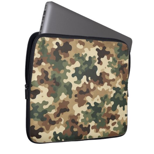Camouflage Laptopschutzhülle (Vorne Rechts)