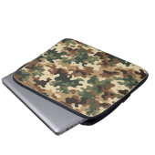 Camouflage Laptopschutzhülle (Vorne Knopf)
