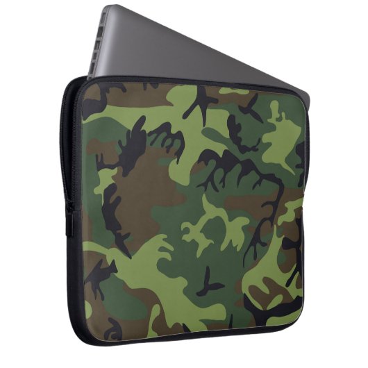 Camouflage Laptopschutzhülle (Vorne Rechts)