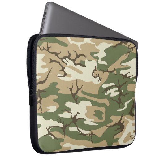Camouflage Laptopschutzhülle (Vorne Rechts)