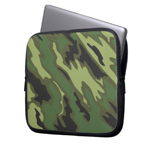 Camouflage Laptopschutzhülle (Vorderseite Links)