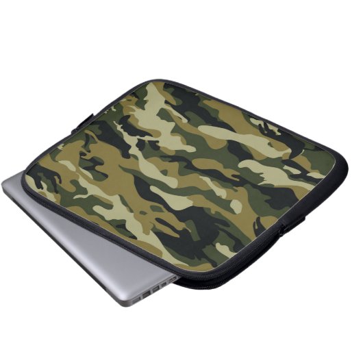 Camouflage Laptopschutzhülle (Vorne Knopf)