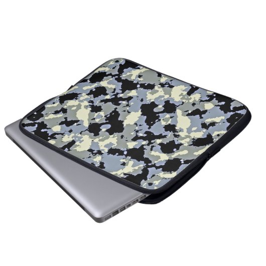 CAMOUFLAGE LAPTOPSCHUTZHÜLLE (Vorne Knopf)