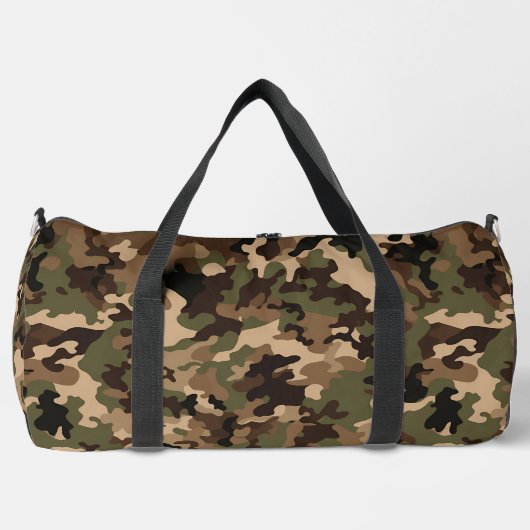 Camouflage Large Duffel Bag Duffle Bag (Vorderseite)