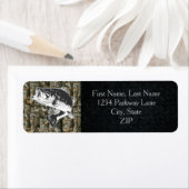 Camouflage Largemouth Bass Fischen Rücksendeadress (Insitu)