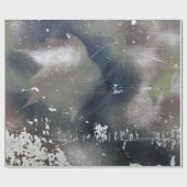 Camouflage Leaf Pattern Geschenkpapier (Flach)